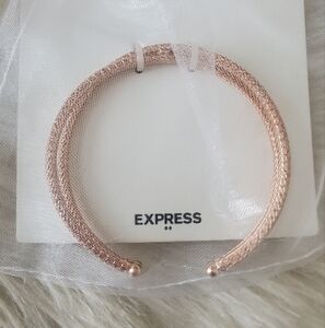NWT Express | Rose Gold Mini Rhinestone Double Stranded Bracelet
